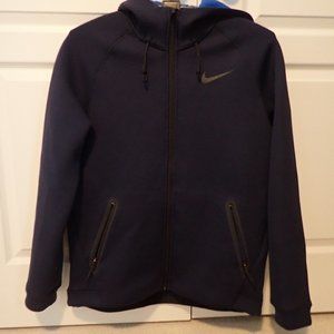 Mens Nike Tech Fleece Softshell Jacket Blue Sz L